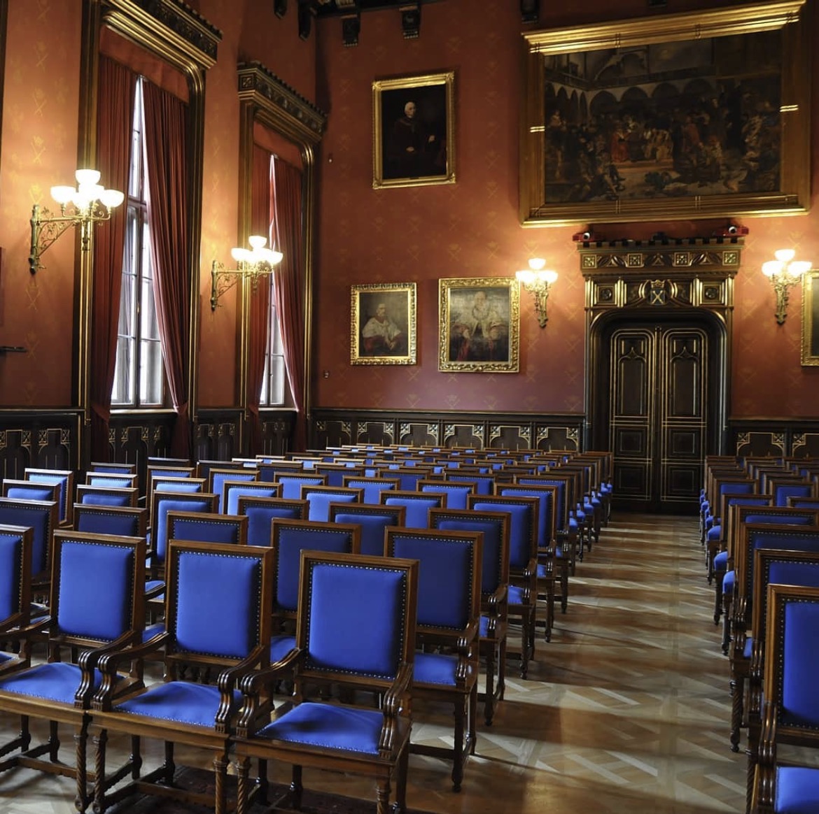 Kraków, Jagiellonian University - Collegium Novum Aula, Poland