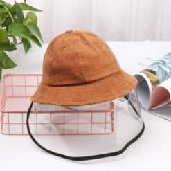 Multifunctional bucket Hat Kids anti-Dust Anti-spitting anti-fog Droplets Cover Full Face Fisherman Cap Children Protective Hat color: beige|black|black|Khaki|Pink|pink|Purple|Red|red|red|yellow|Gray with 2 Filters|Black|Blue|Yellow  New Arrivals 2020 Fight Coronavirus