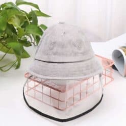 Multifunctional bucket Hat Kids anti-Dust Anti-spitting anti-fog Droplets Cover Full Face Fisherman Cap Children Protective Hat color: beige|black|black|Khaki|Pink|pink|Purple|Red|red|red|yellow|Gray with 2 Filters|Black|Blue|Yellow  New Arrivals 2020 Fight Coronavirus