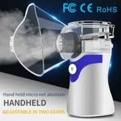 Medical equipment Nebulizer Handheld Ultrasonic Steaming Devices Atomizer inhalator for Adults Kids mini Portable nebulizador color: only mask|Gray with 2 Filters|Blue|Green  New Arrivals 2020 Fight Coronavirus Best Sellers Uncategorized