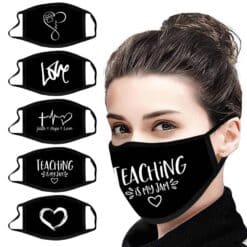 Fashion Face Mask For Women Printed Mondmasker Mascarillas Cotton Masks Halloween Cosplay Маска На Рот Mondkapjes masque Lavable color: A|B|C|D|E  Face Masks For Adults New Arrivals Uncategorized Protection Against COVID-19 Best Sellers