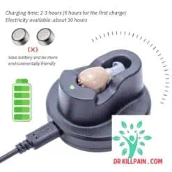 2021 best ITC Hearing Aid Rechargeable Hearing Amplifier Ear Hearing Aid for The Elderly Sound Amplifier for Hearing Loss Aids color: Left ear|left ear EU plug|left ear US plug|Right ear|right ear EU plug|right ear US plug  Best Hearing Aids In 2022 New Arrivals Best Sellers