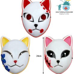 Demon Slayer Urokodaki Apprentice Glowing Masks color: LED 01|LED 02|LED 03|No LED 01|No LED 02|No LED 03  Clearance
