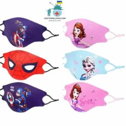 Disney Frozen Or Marvel Spider-Man Face Mask For Kids color: 001|002|003|004|005|006|007|008|009|010|011  New Arrivals Protection Against COVID-19 Face Masks & Face Shields Face Masks Safest Face Masks For Kids Best Back to School Face Masks For Kids Best Sellers