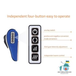 Electric Heated Pillow Massager color: Four-button black|Four-button blue|Four-button gold|mini version|six-button black|six-button gold  New Arrivals As Seen On TV Best Sellers