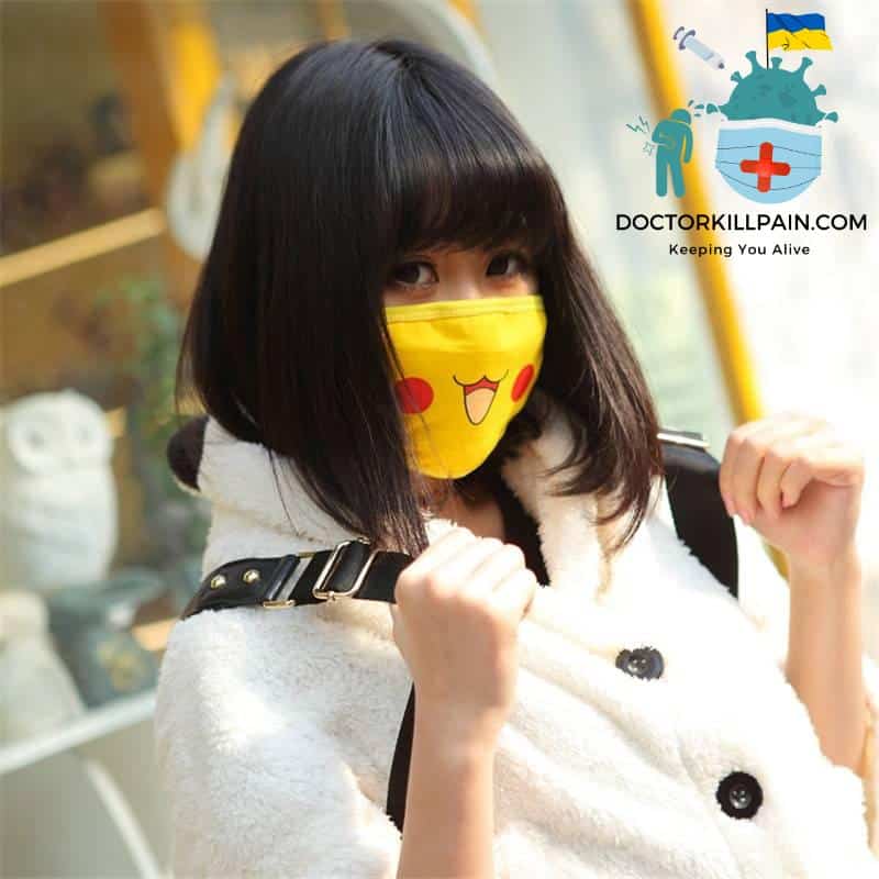 Pokémon Pikachu Face Mask Gender: Unisex  New Arrivals Protection Against COVID-19 Face Masks Face Masks For Adults Safest Face Masks For Kids Best Back to School Face Masks For Kids Best Sellers