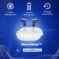NanoHear™️ Small Affordable Hearing Aids For Moderate to Severe Hearing Loss color: Skin|Blue/Red|Black  New Arrivals Best Affordable Hearing Aids