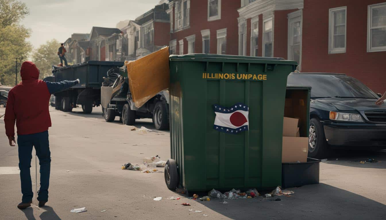 Read more about the article Is It Illegal for Someone to Go Through Your Trash in Illinois? Laws & Rules