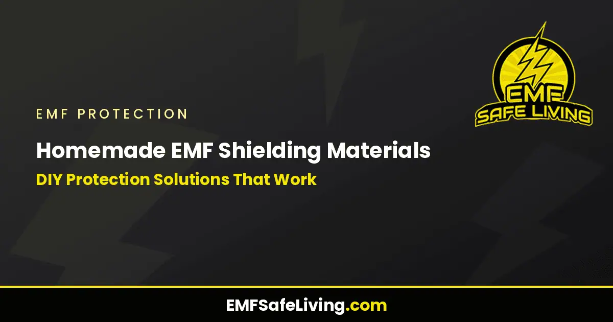 Read more about the article Homemade EMF Shielding Materials: DIY Protection Solutions That Work