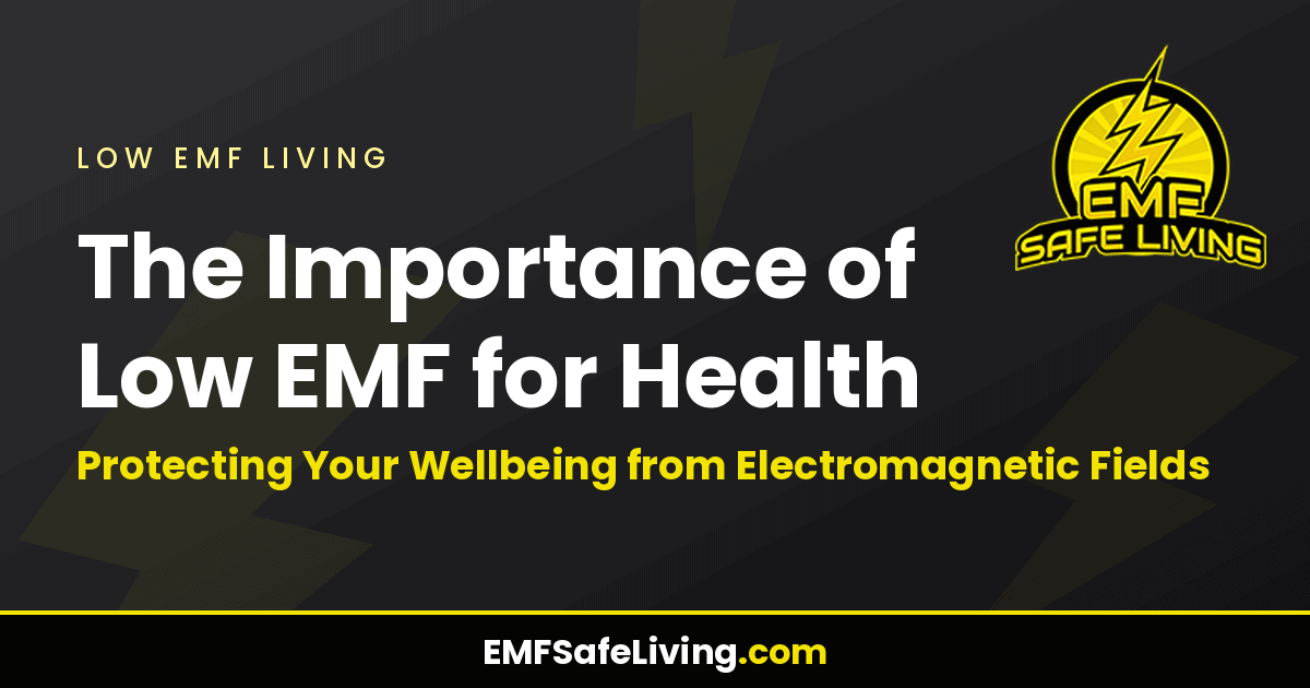 Read more about the article The Importance of Low EMF for Health: Protecting Your Wellbeing from Electromagnetic Fields