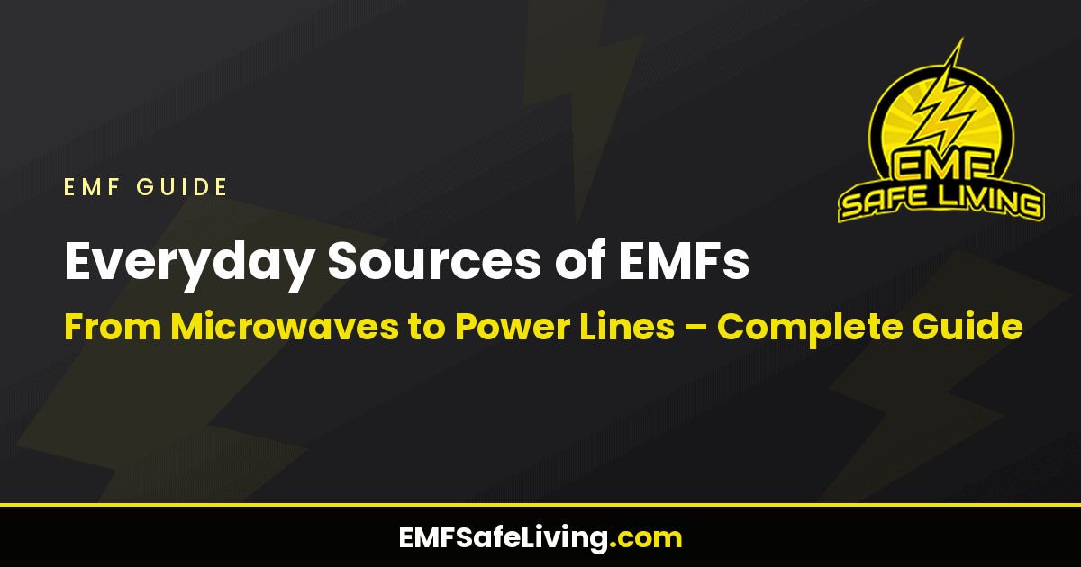 Read more about the article Everyday Sources of EMFs: From Microwaves to Power Lines – Complete Guide