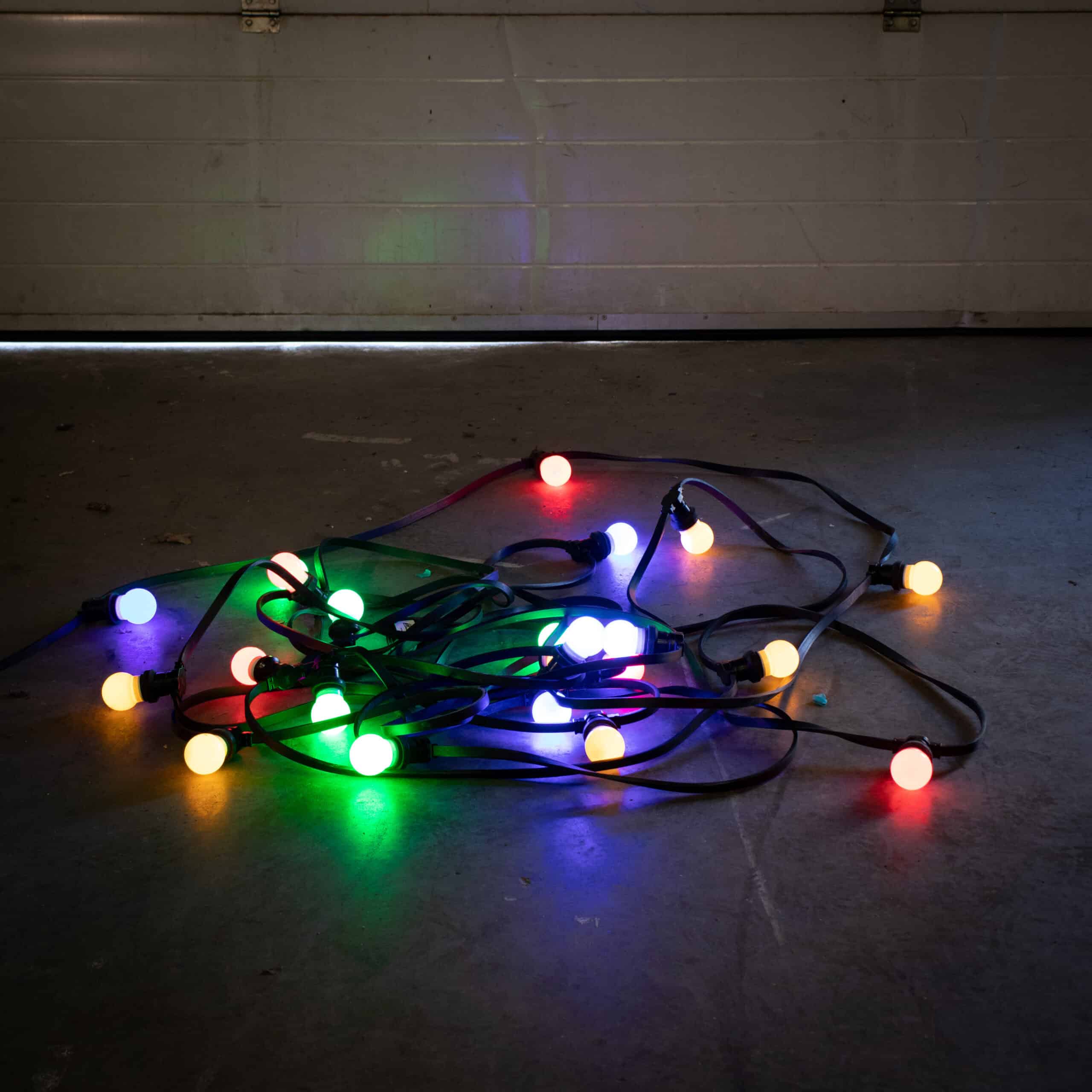 Lichtsnoer Prikkabel LED Gekleurd (25m)