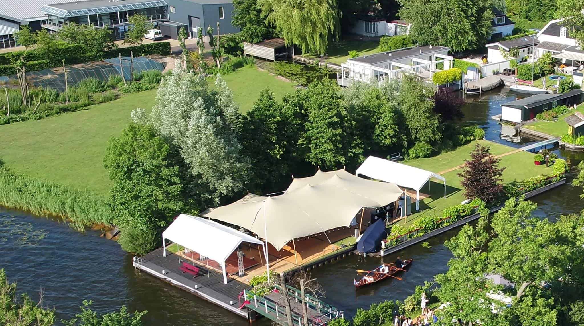 Stretch tent, 10 x 15 mtr., "Chino" - Afbeelding 3