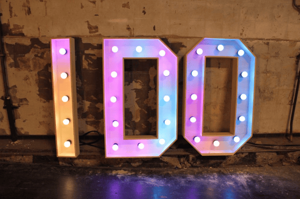 Licht letter I DO
