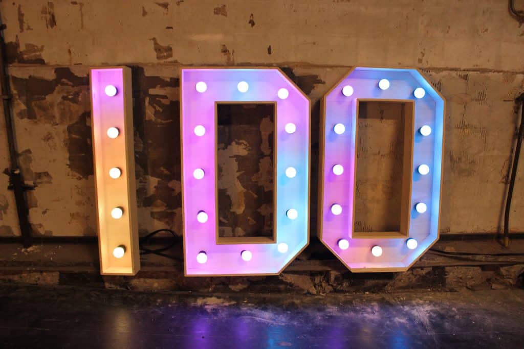 XL lichtletters per stuk - Afbeelding 3