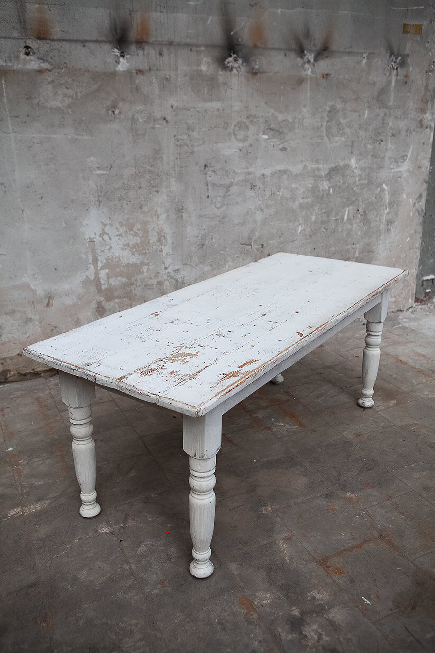 Vintage Tafel wit