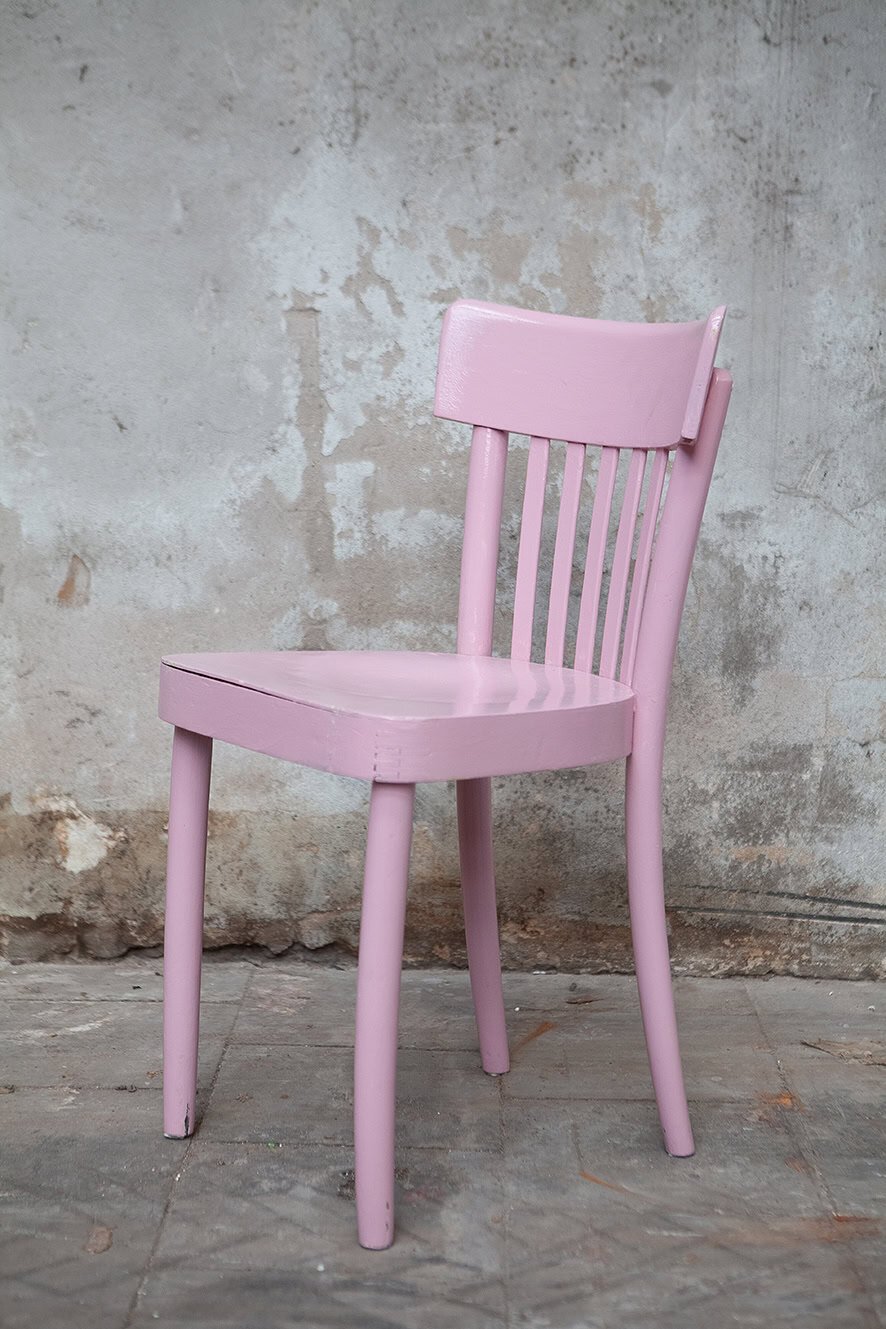 Gekleurde vintage stoelen - Afbeelding 4