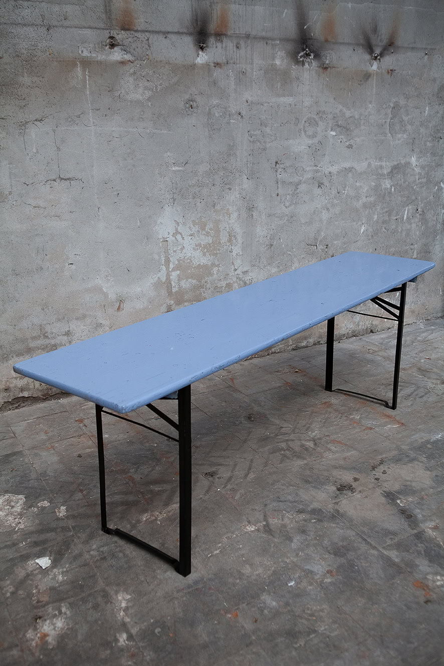 Biertafel kleur roze & blauw