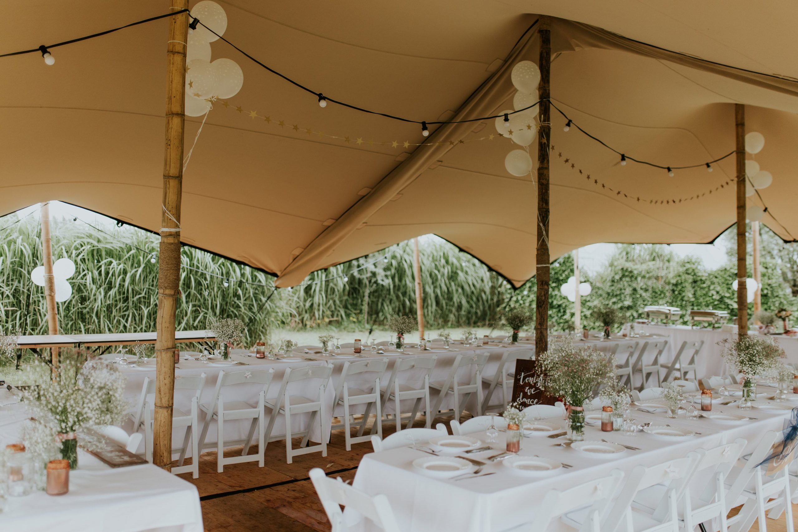 Stretch tent 10 x 20 mtr. "Chino" - Afbeelding 2