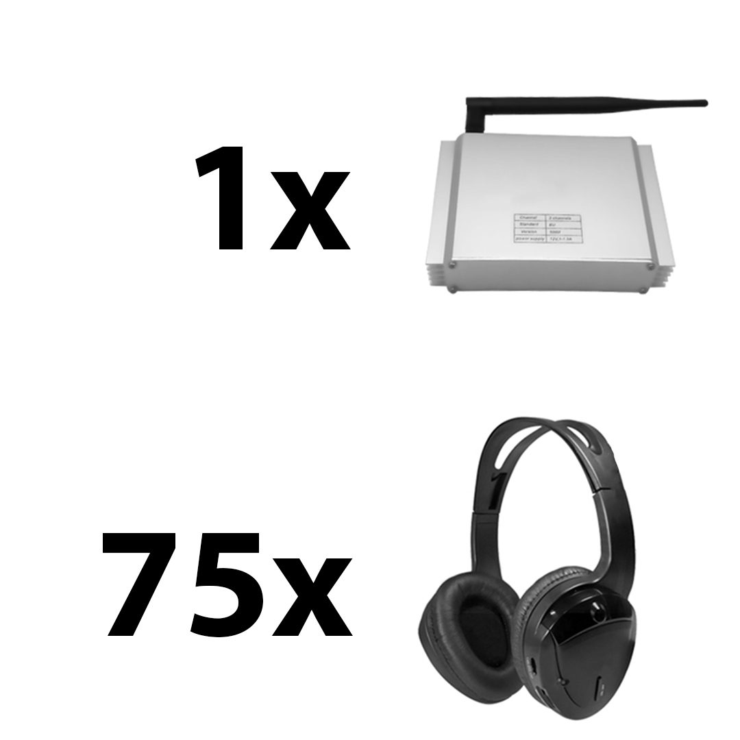 Silent Disco set (75x)