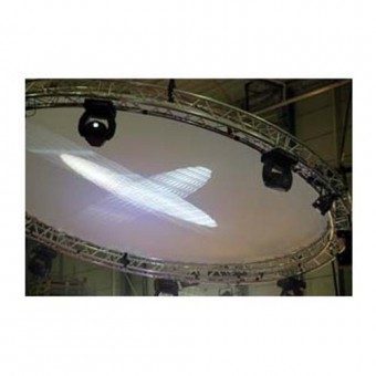 Truss Cirkel wit doek diameter: 4 Meter