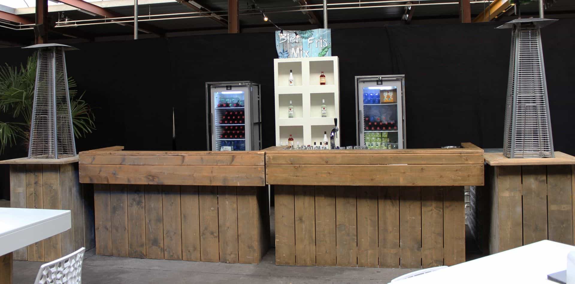 Bar met biertap Steigerhout - Afbeelding 2