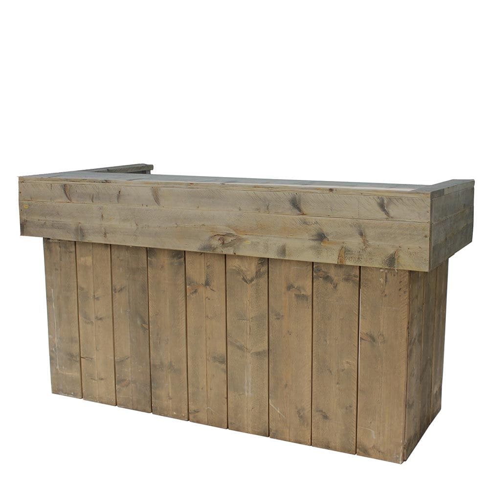 Bar/balie Steigerhout