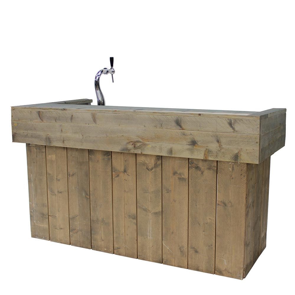Bar met biertap Steigerhout