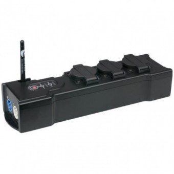 Wireless DMX Stekkerblok 3-weg 230V