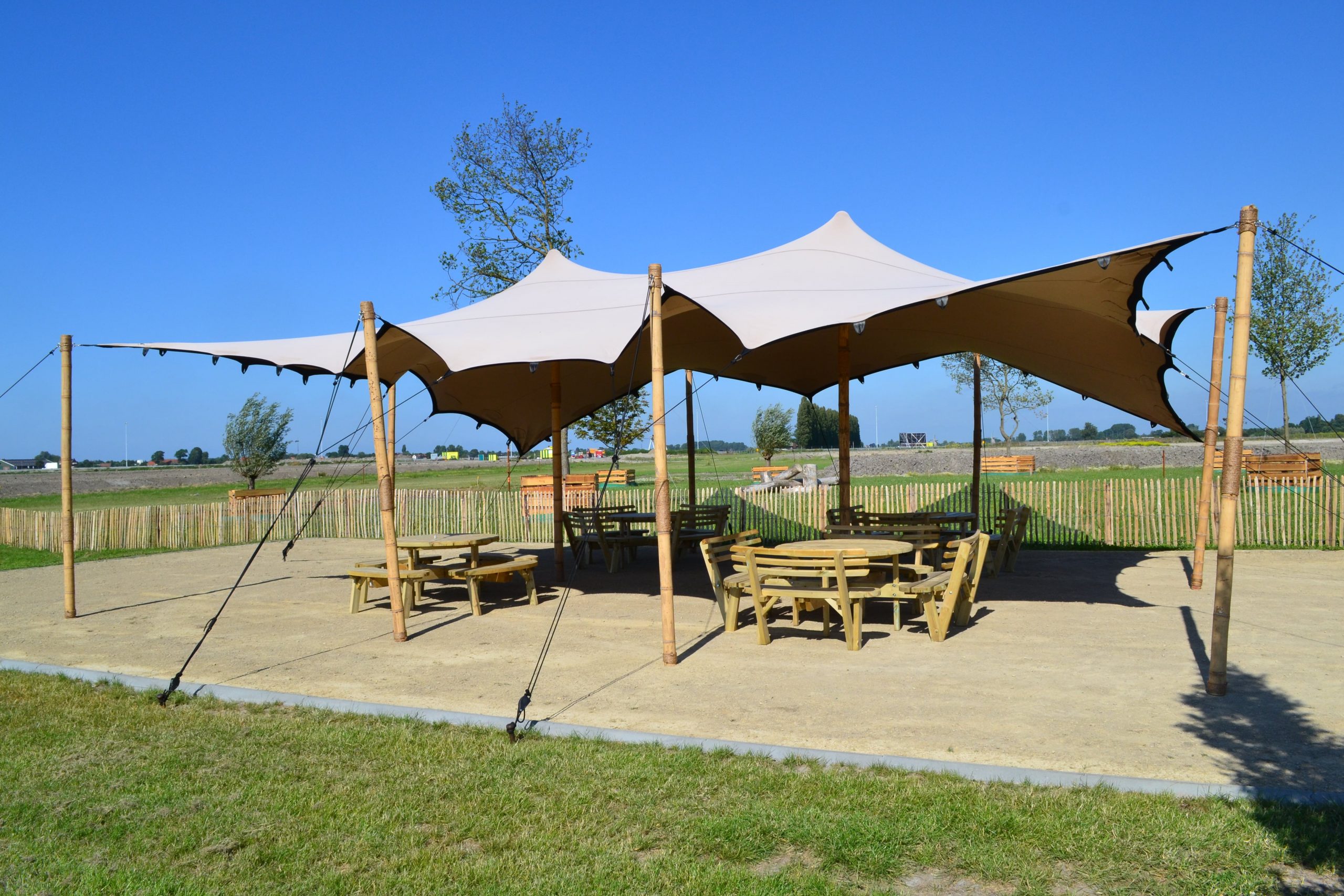 Stretch tent, 5,0 x 10,0 mtr., "Chino"