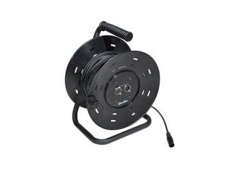 XLR haspel 75m 3 polig