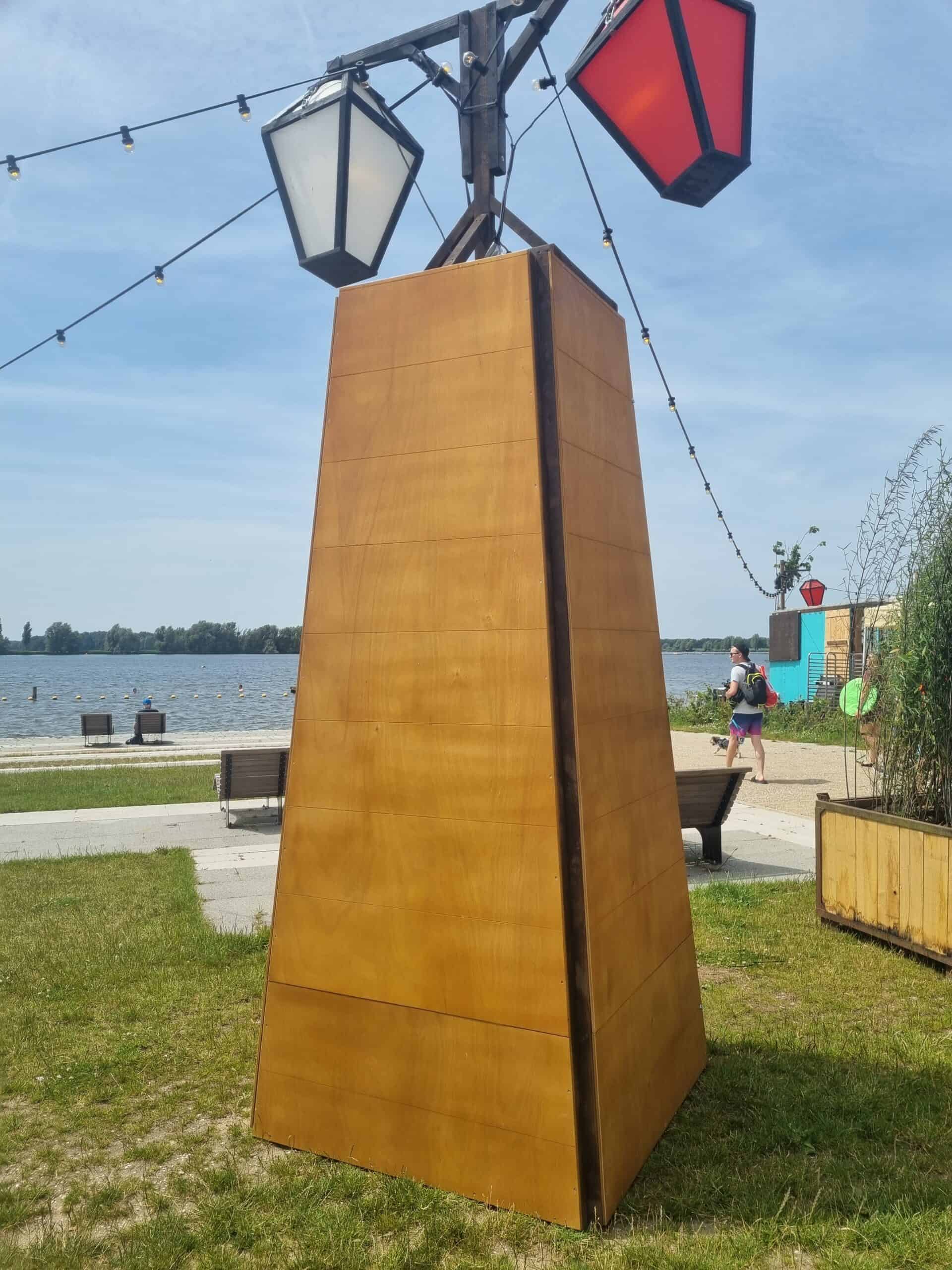 Sfeerpilaar Hout (3m) - Afbeelding 3