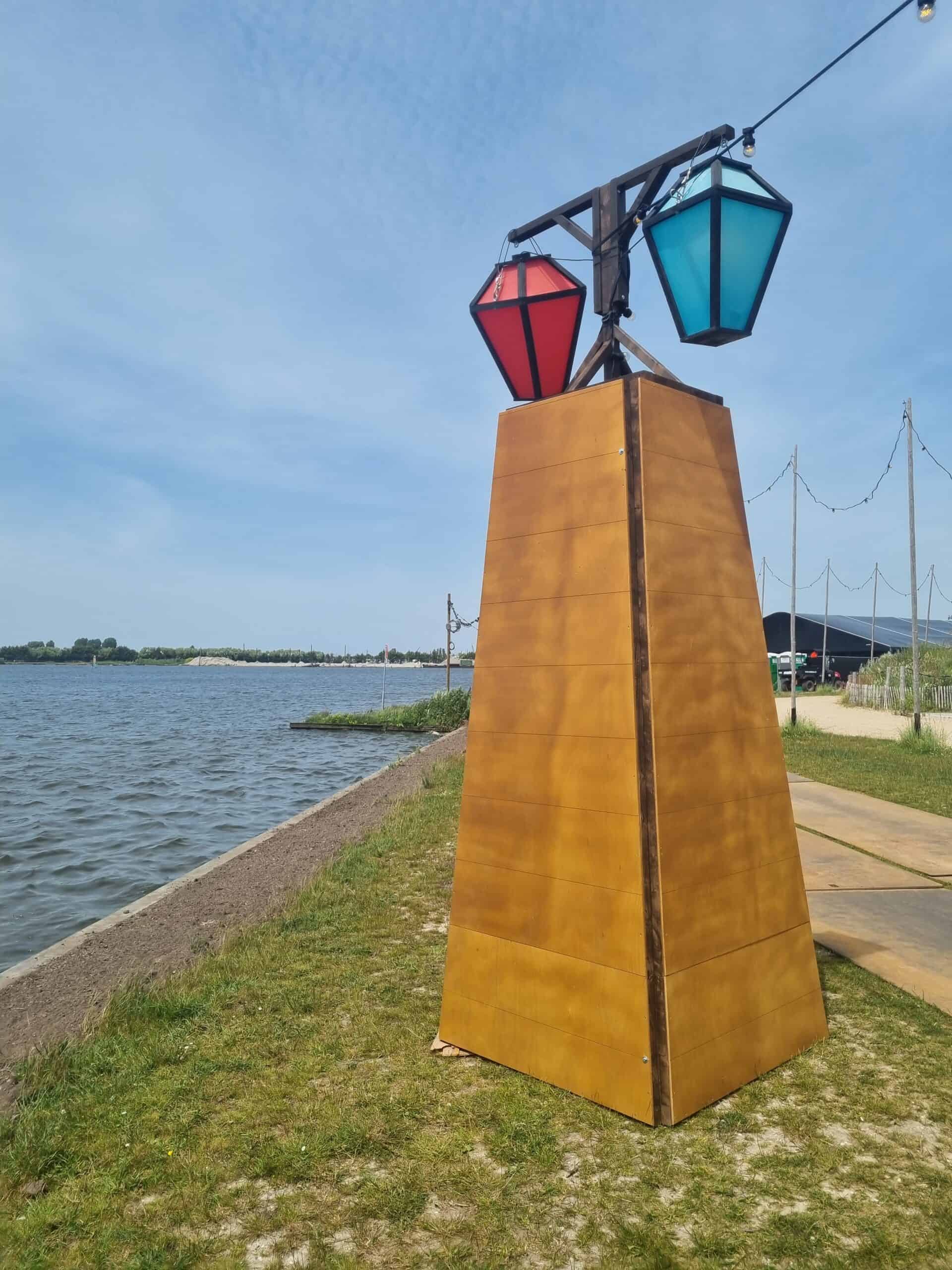 Sfeerpilaar Hout (3m) - Afbeelding 2