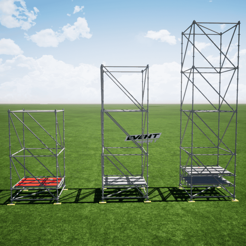 Layer toren op aanvraag
