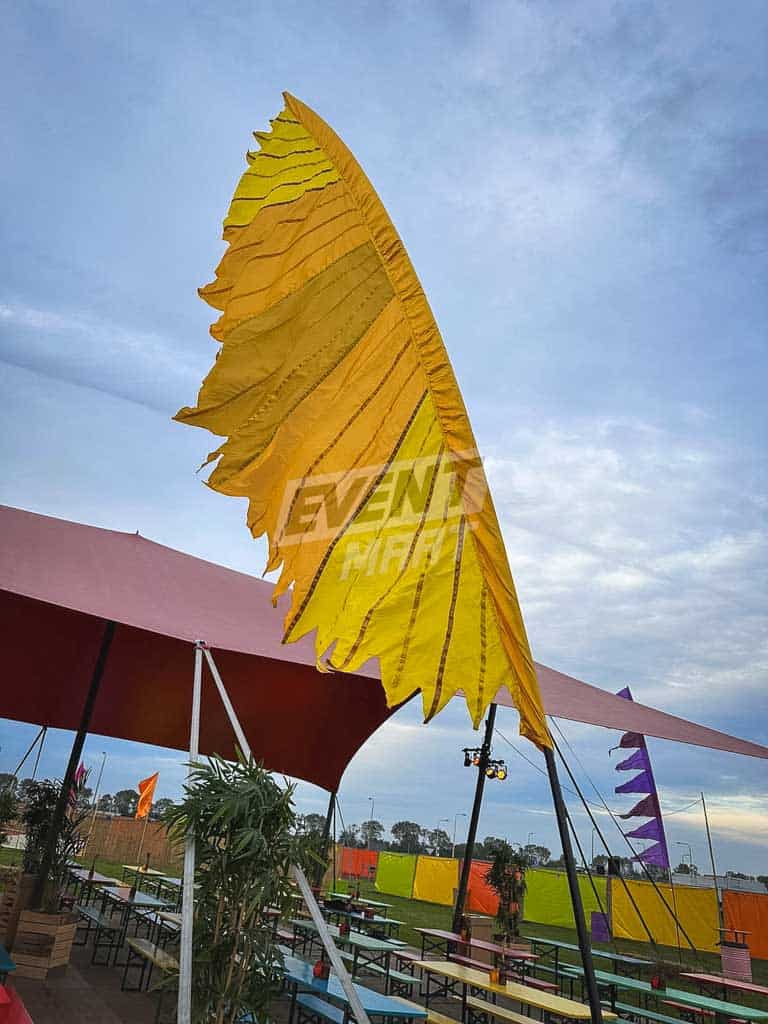 Festivalvlag Feniks (4.5m) - Afbeelding 10
