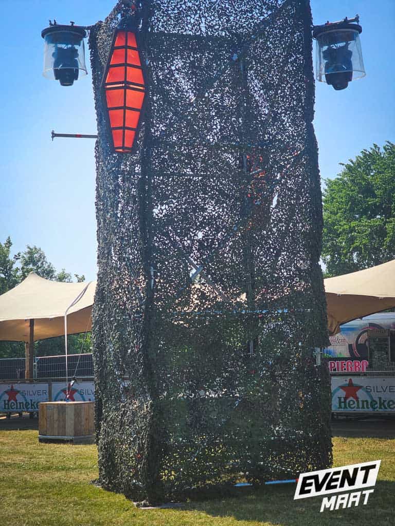 Camouflagenet Legergroen (3.4 x 6.8m) - Afbeelding 4