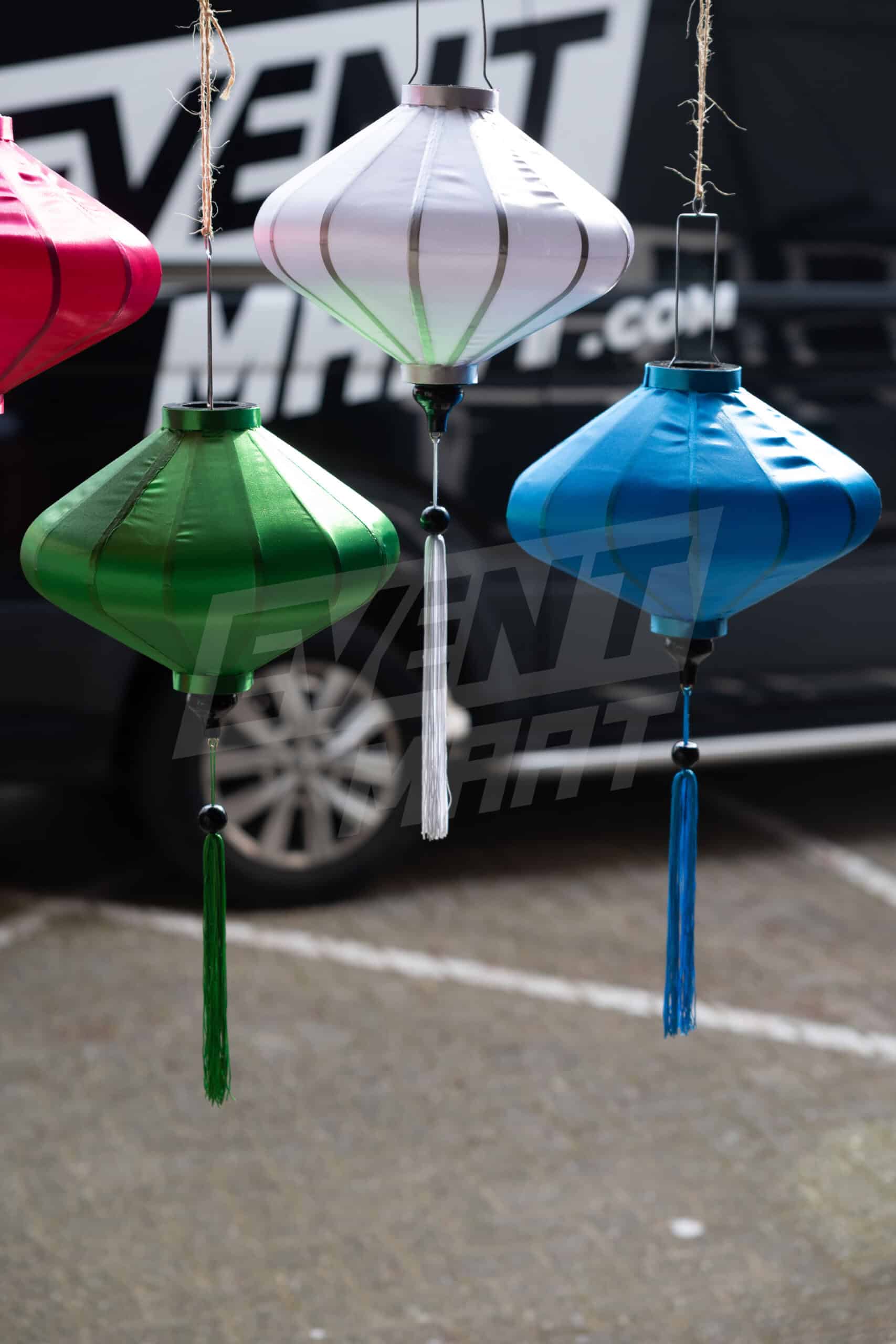 Sfeerlantaarn UFO Ø35cm - Wit - Afbeelding 2