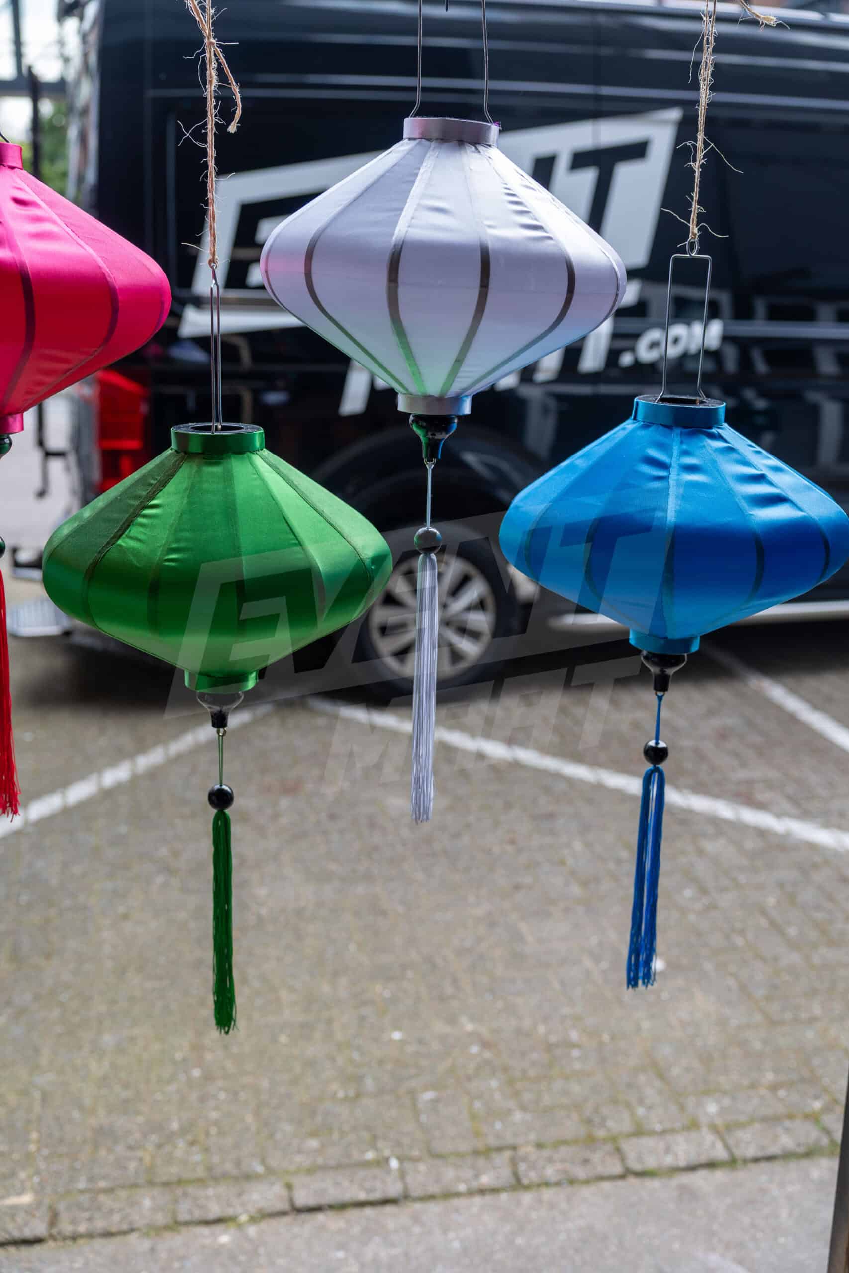 Sfeerlantaarn UFO Ø35cm - Wit - Afbeelding 9