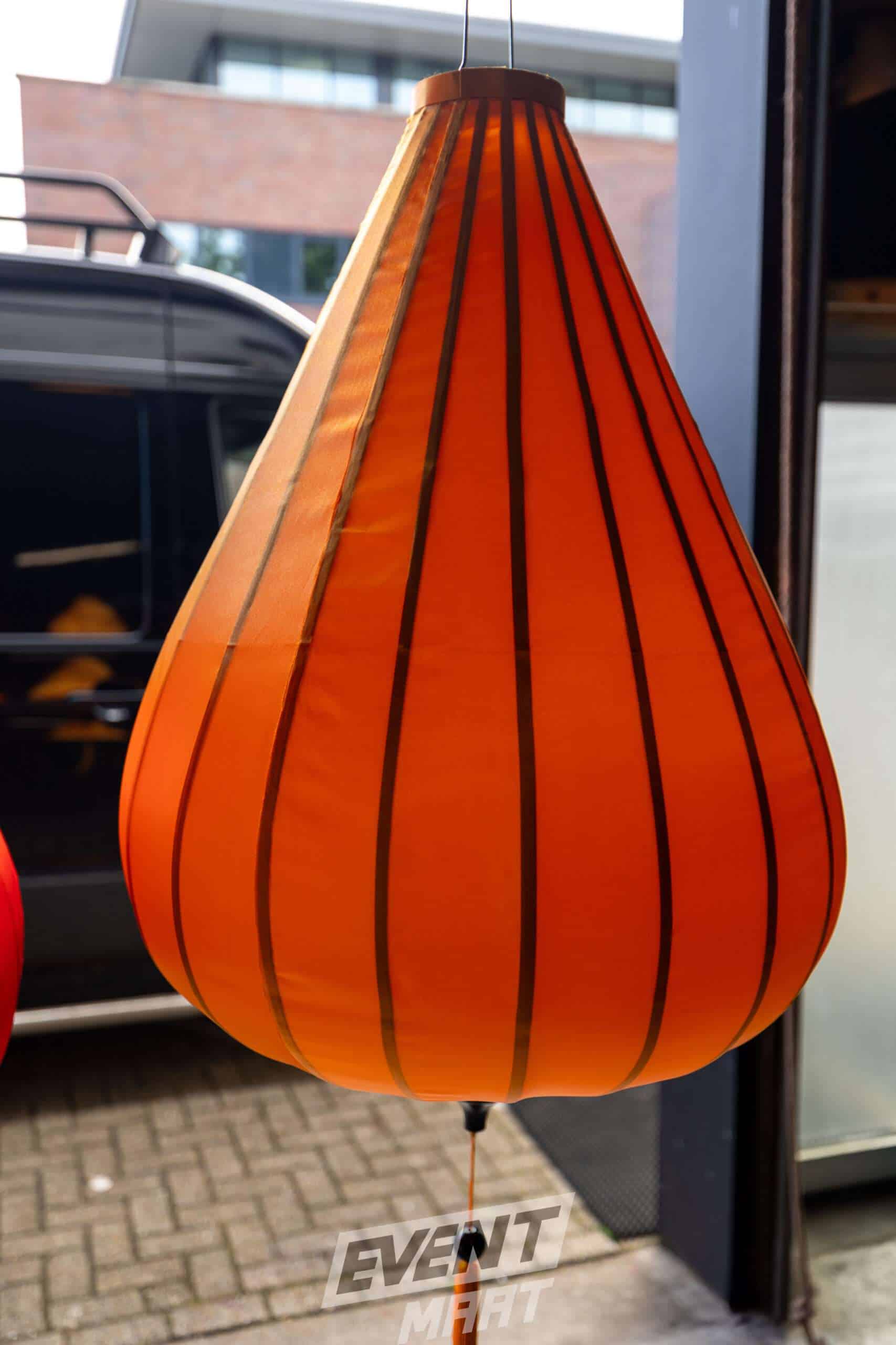 Sfeerlantaarn Druppel 100cm - Oranje - Afbeelding 2