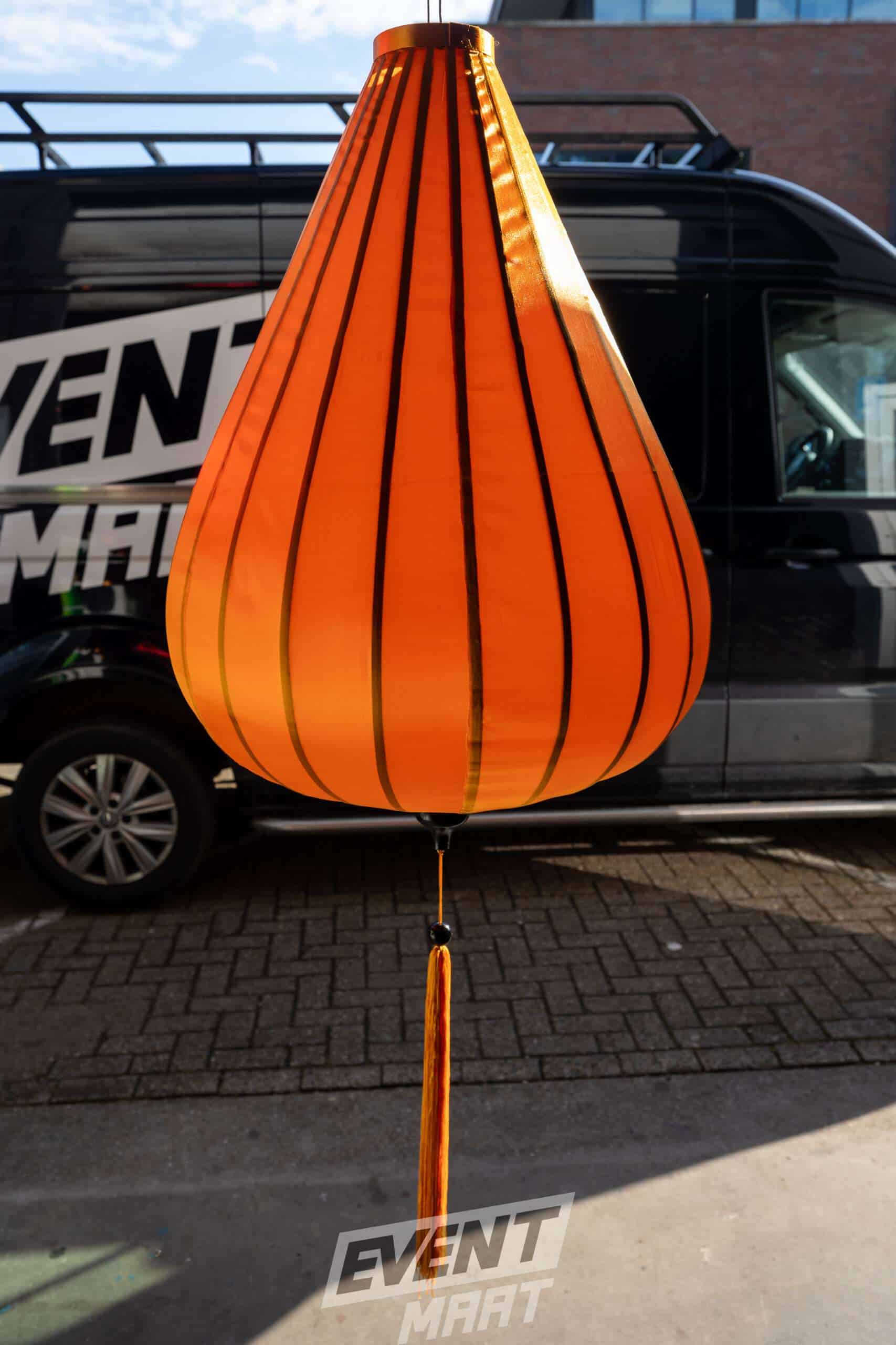 Sfeerlantaarn Druppel 100cm - Oranje