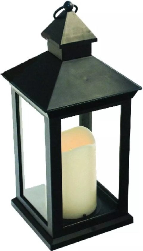 Lantaarn met LED Kaars