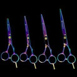 Tijeras Raugcci Línea Profesional Titanium Corte Deslizante Tornasol 5,5 Pulgadas