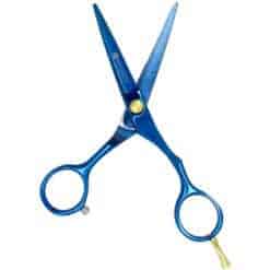Tijeras corte de cabello peluqueros raugcci titanium azul 5