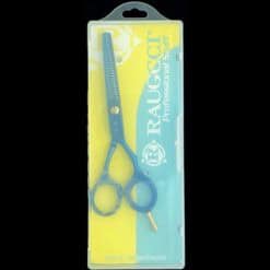Tijeras Raugcci Línea Profesional Titanium Entresacar Azul
