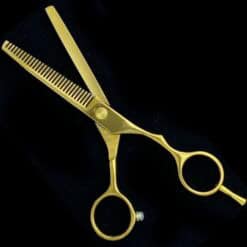 Tijeras Raugcci Línea Profesional Titanium Entresacar Oro