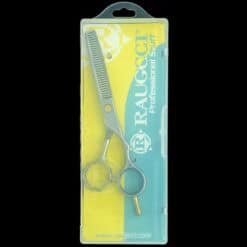 Tijeras Raugcci Línea Profesional Titanium Entresacar Plata