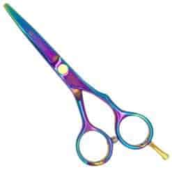 Tijeras corte de cabello peluqueros raugcci titanium tornasol 5