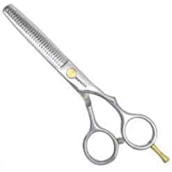 Tijeras corte de cabello peluqueros raugcci titanium plateada entresacar s