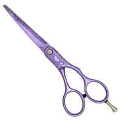 TIJERAS RAUGCCI CORTE GLITER MORADA