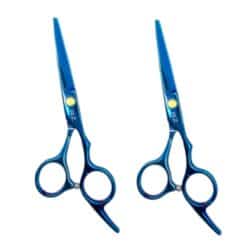Kit dde 2 tijeras para cabello Azul RZ